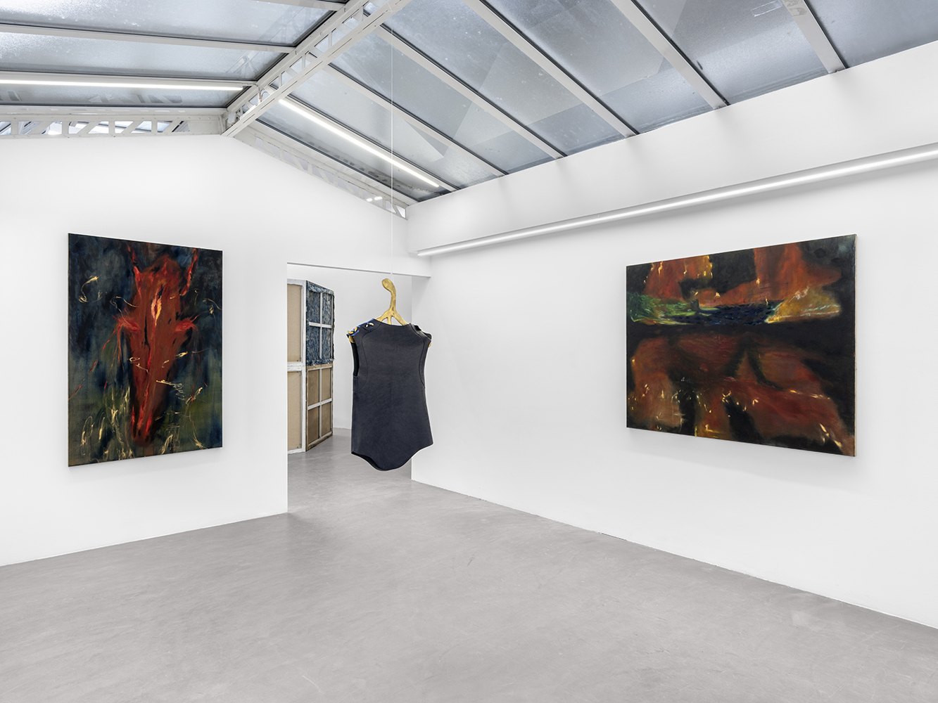 Installation view of The Animal We Carry, Bremond Capela, Paris, France, 2026